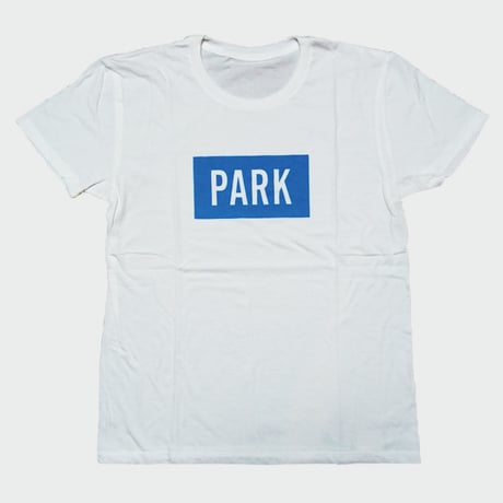 PARK -  LOGO Tee (white/blue)