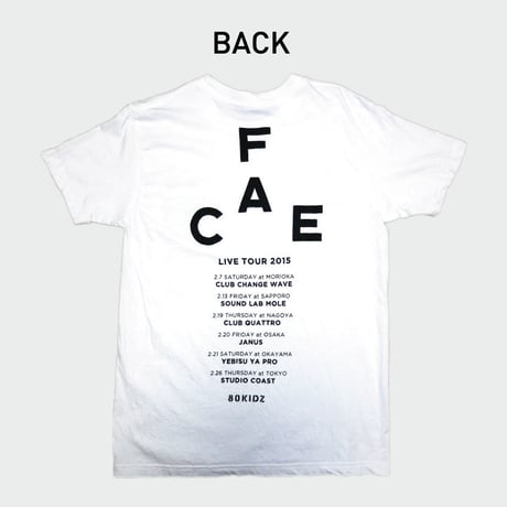 80KIDZ - LIVE TOUR 2015 Tee (white)