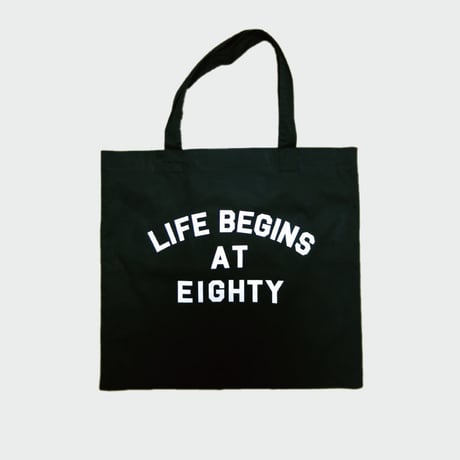 80KIDZ - Life Begins at Eighty トートバッグ (Black)