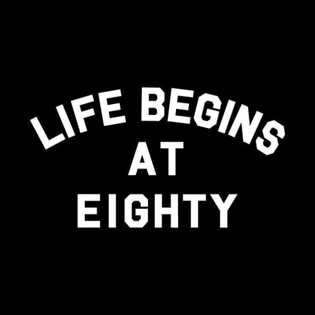 80KIDZ - Life Begins at Eighty トートバッグ (Black)