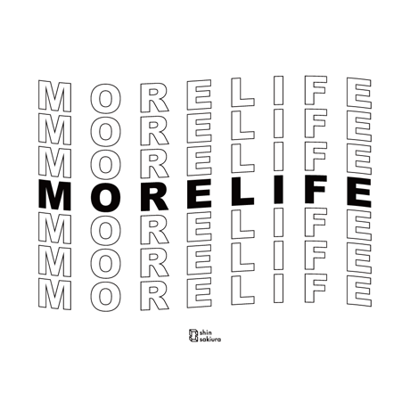 Shin Sakiura - More Life 半袖Tee