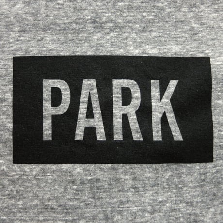 PARK -  LOGO Tee (gray x black)