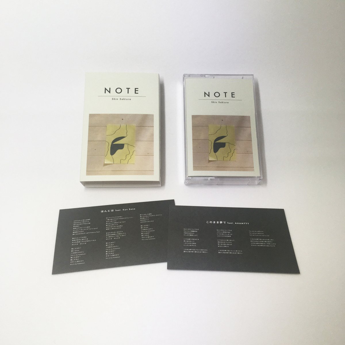 Shin Sakiura - NOTE (Cassette Tape) | PARK SHOP