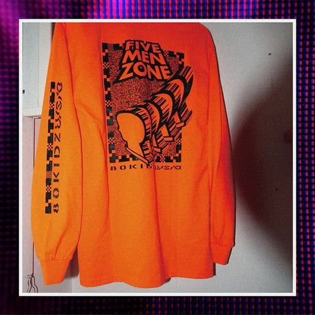 80KIDZ x U/S/O x WATANABE STUDIO - Long Sleeve Tee "Five Men Zone"