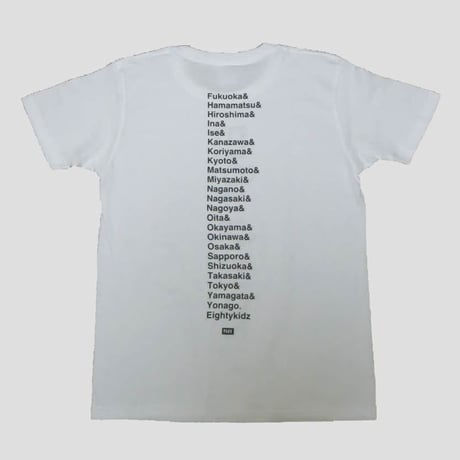 80KIDZ - DJ/LIVE TOUR 2013 Tee (white)