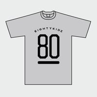 80KIDZ - ナンバー Tee (glay/black)