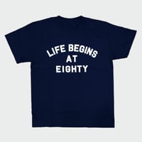 80KIDZ - Life Begins at Eighty Tee (indigo/white)