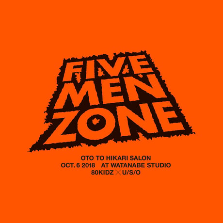 80KIDZ x U/S/O x WATANABE STUDIO - Long Sleeve Tee "Five Men Zone"