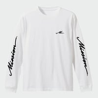 MISSION - ロンTee (white/black)