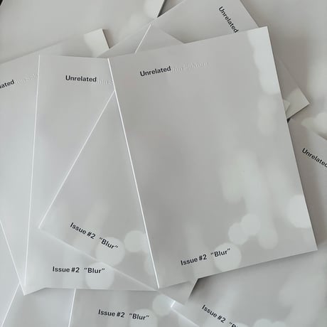 Shin Sakiura - Unrelated Issue #2 "Blur" (Photozine)