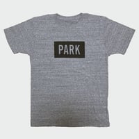 PARK -  LOGO Tee (gray x black)