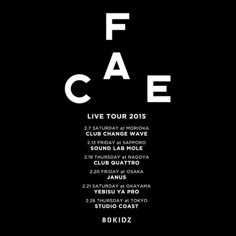 80KIDZ - LIVE TOUR 2015 Tee (black)