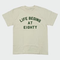 80KIDZ - Life Begins at Eighty Tee (natural/olive)