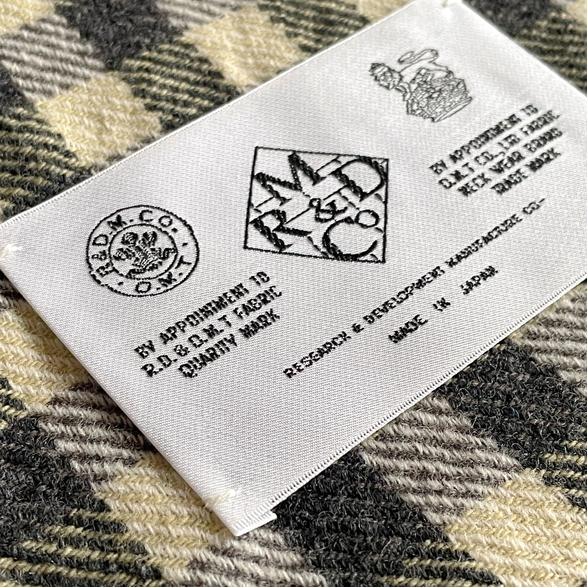 R&D.M.Co- wool blanket/CHECK | zakkayaline