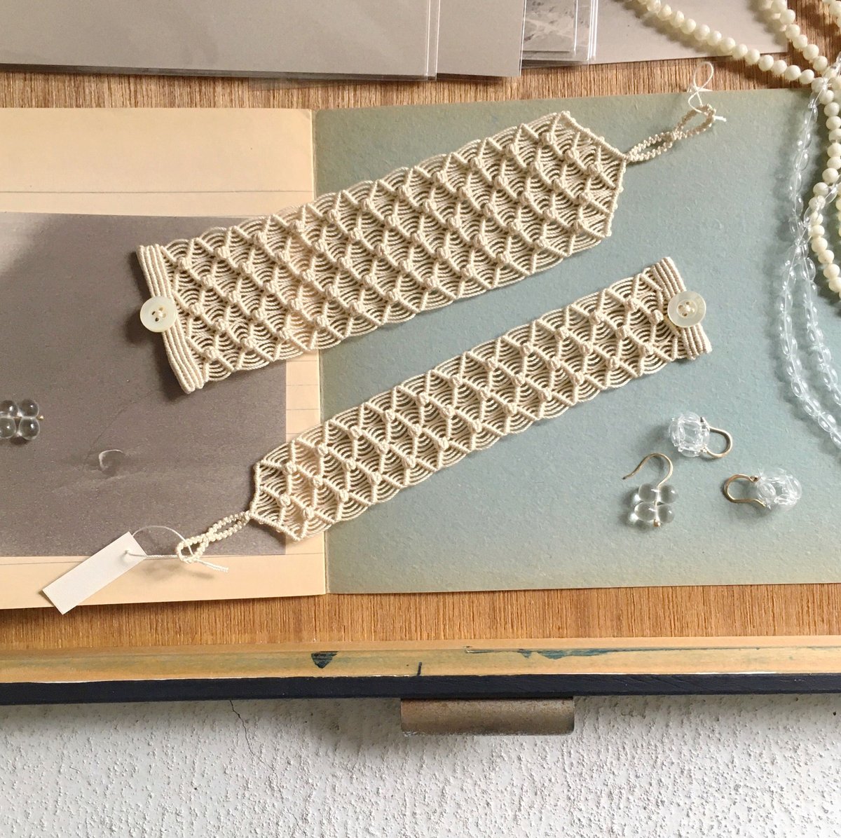 松田紗和 macrame lace bracelet/H | zakkayaline 松田紗和 macrame lace bracelet/H | zakkayaline