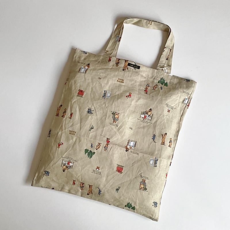 2025 R&D.M.Co-BROWN BEARS トートバッグ 新品 R&D.M.Co- tote bag/BROWN BEARS | zakkayaline