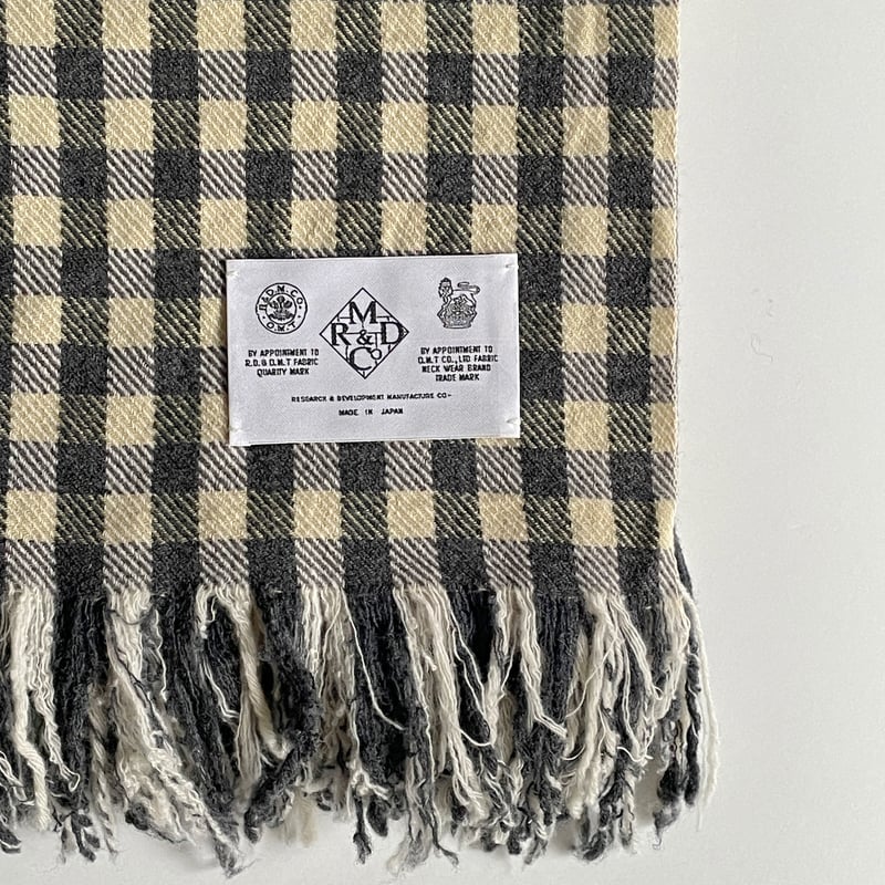 R&D.M.Co- wool blanket/CHECK | zakkayaline
