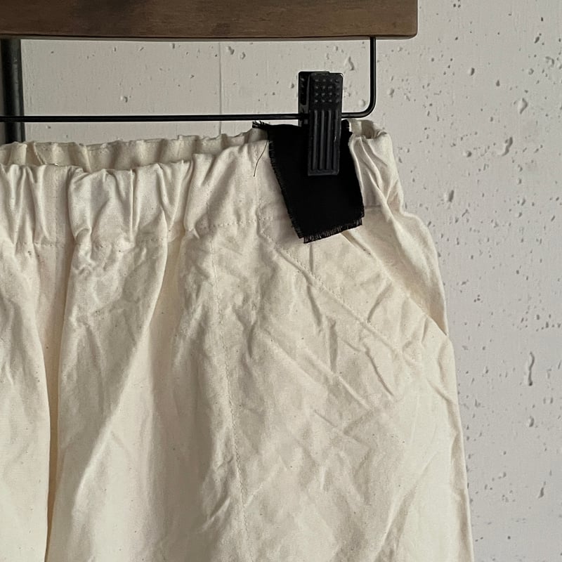 ヤンマ産業 YAMMA 会津木綿 ダボダボパンツ ＋10丈 オフ白 再入荷】YAMMA ヤンマ産業 会津木綿 ソフトサルエルパンツ