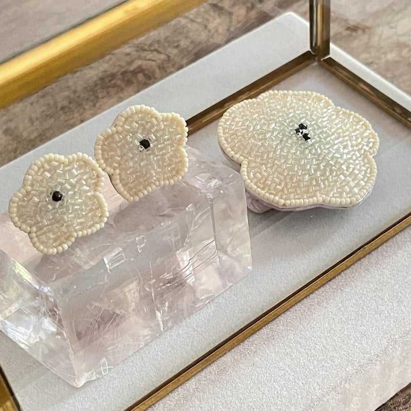 tamas タマス　ブローチ tamas こんばんは mini brooch | plum
