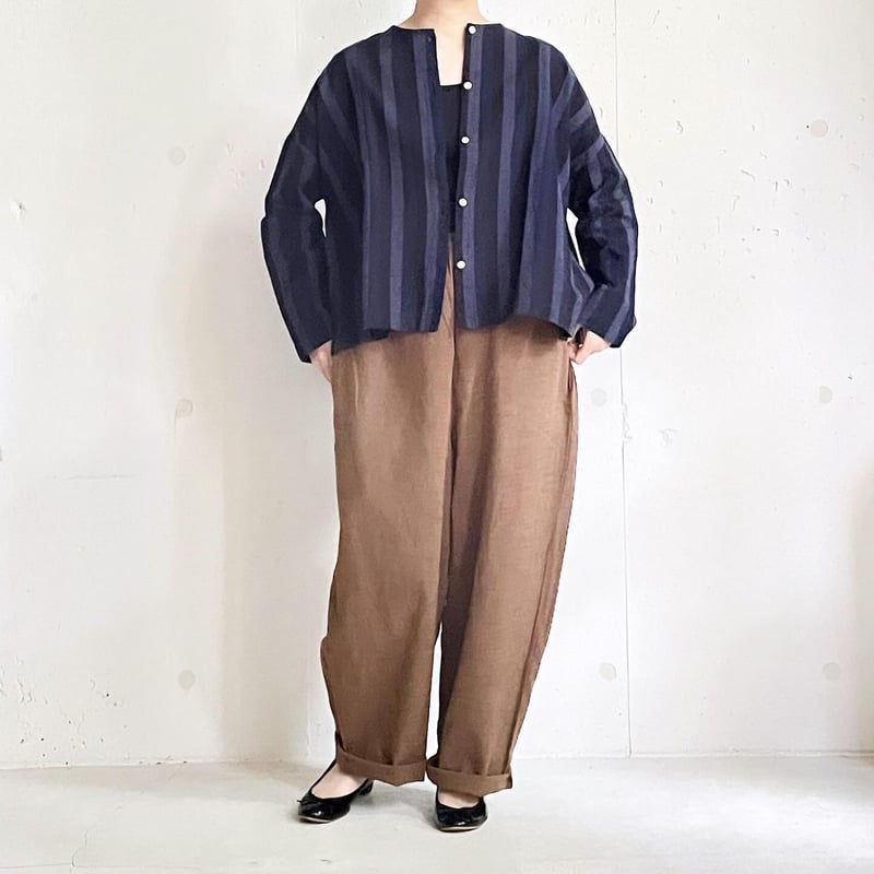 YAMMA 丸首ボタンシャツ/会津木綿 | zakkayaline