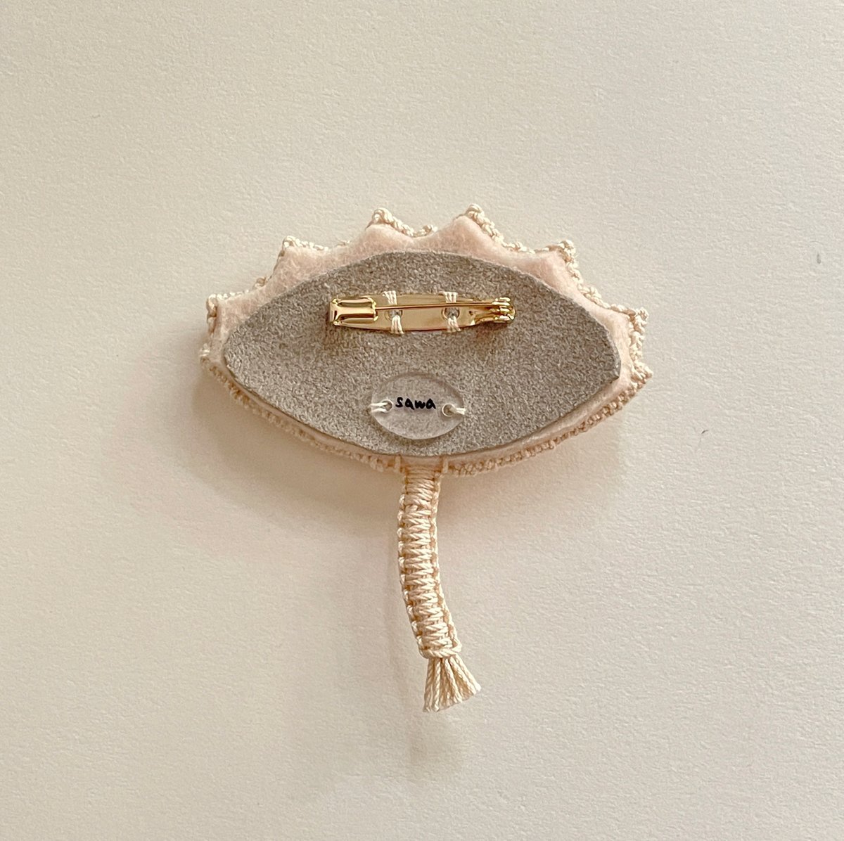  #309デザインブローチ 松田紗和 macrame lace brooch/D,E,F | zakkayaline