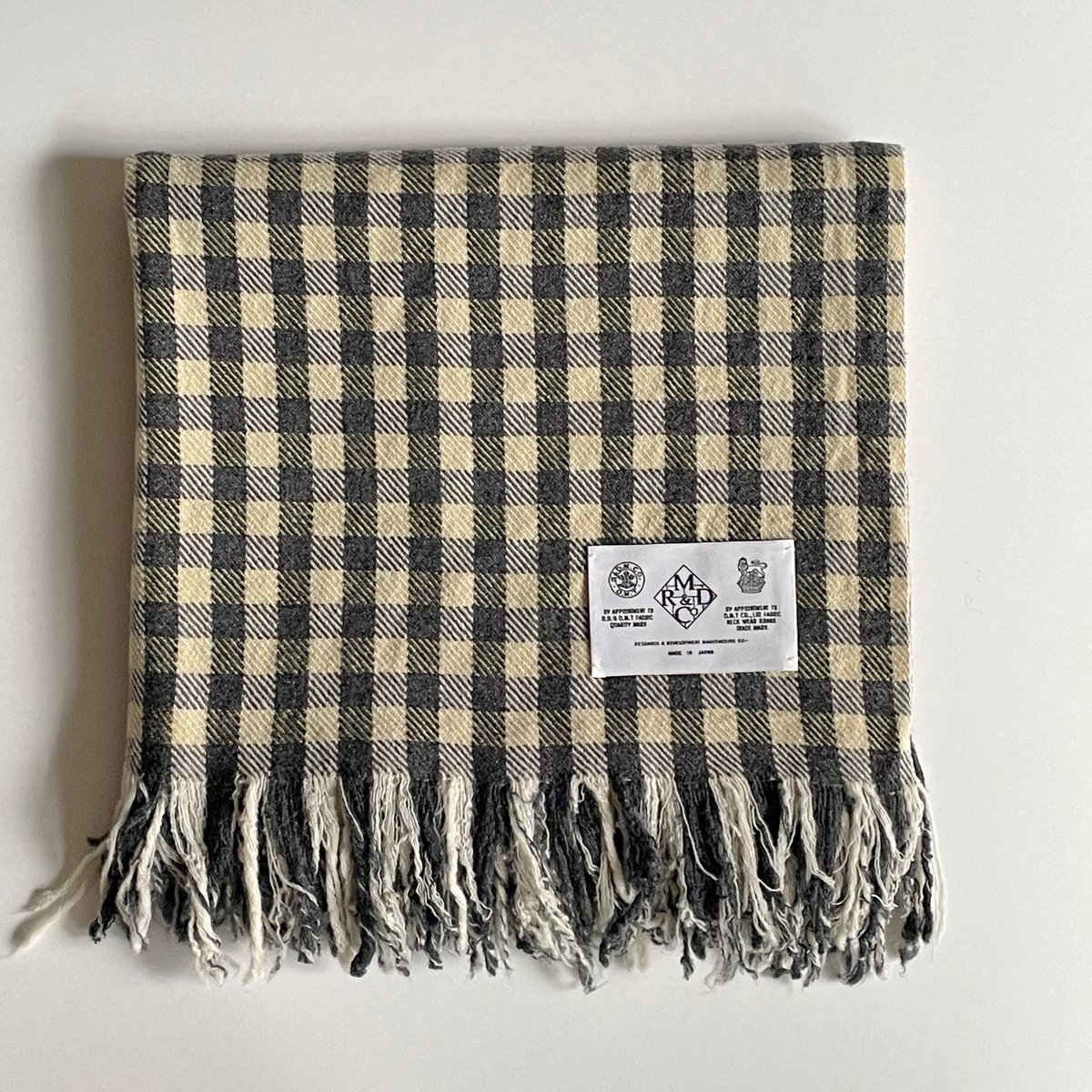 R&D.M.Co- wool blanket/CHECK | zakkayaline