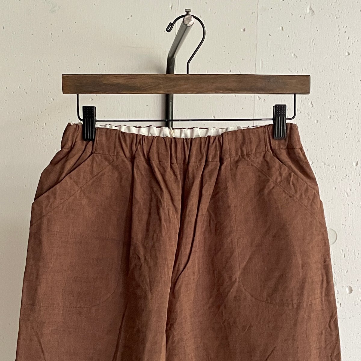 和穏【新品】ヤンマ産業 ポプリンコットン ダボダボパンツ プラス10㎝丈 YAMMA ダボダボパンツ/会津木綿/+10㎝丈 | zakkayaline