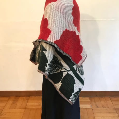 BLOOM blanket | DALIA beige (M)130cm×130cm