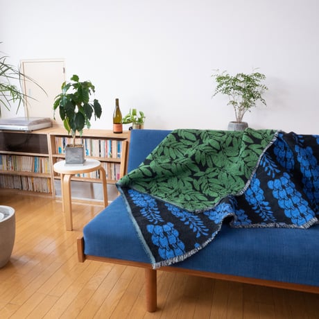 BLOOM blanket | NARCISSUS yellow (M)130cm×130cm