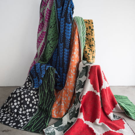 BLOOM blanket | NARCISSUS yellow (M)130cm×130cm