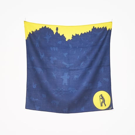 transparent printing handkerchief | forest