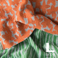 BLOOM blanket | NARCISSUS orange (L)130cm×200cm