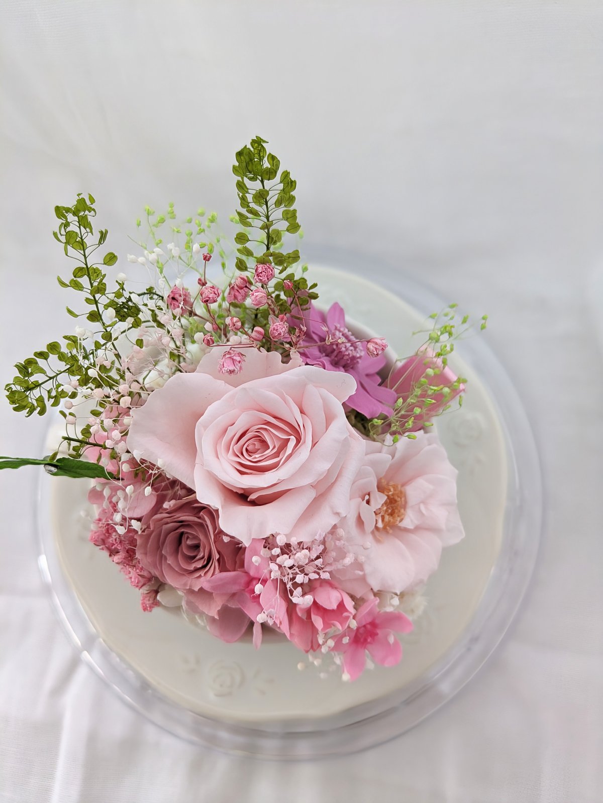 プリザーブドフラワーティーカップアレンジ専用/取り替え専用フラワー