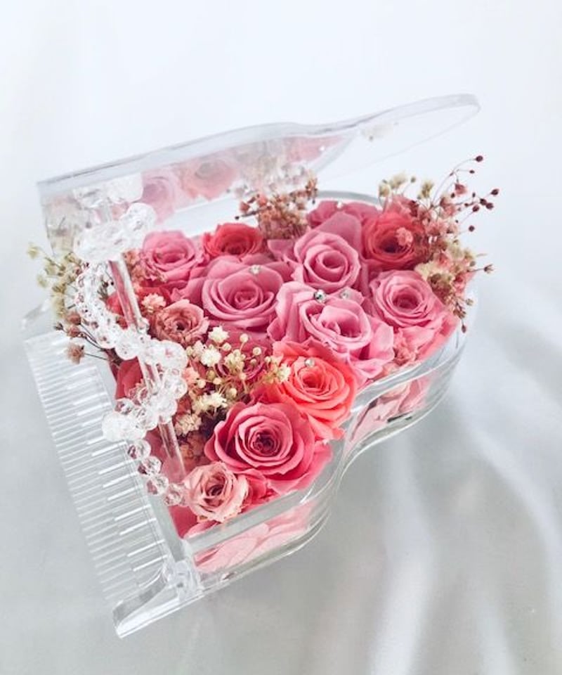 プリザーブドフラワー／グランドピアノシリーズ】優しいエレガントな