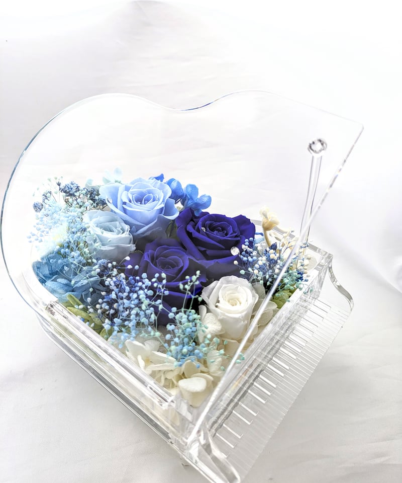 手作り陶芸 青い薔薇丼 手作り陶芸 青い薔薇丼