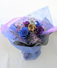 プリザーブドフラワー／銀河の輝きをまとった魔法の花束