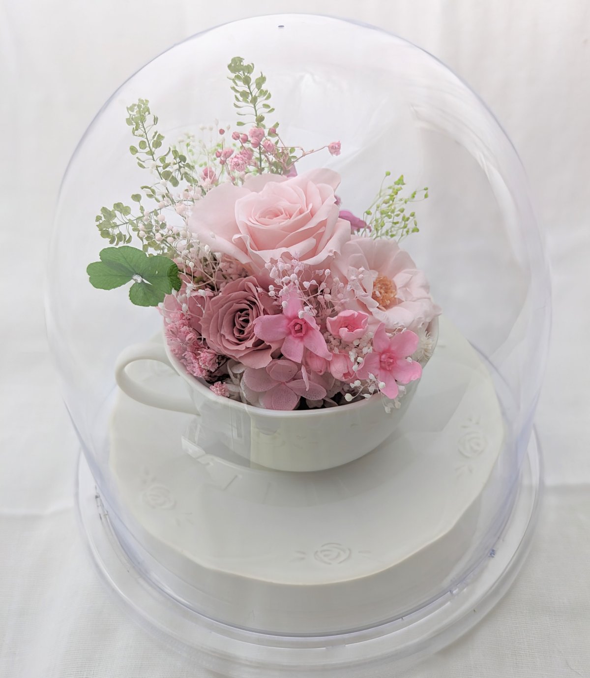 プリザーブドフラワーティーカップ　アレンジメント プリザーブドフラワーティーカップアレンジ専用/取り替え専用フラワー