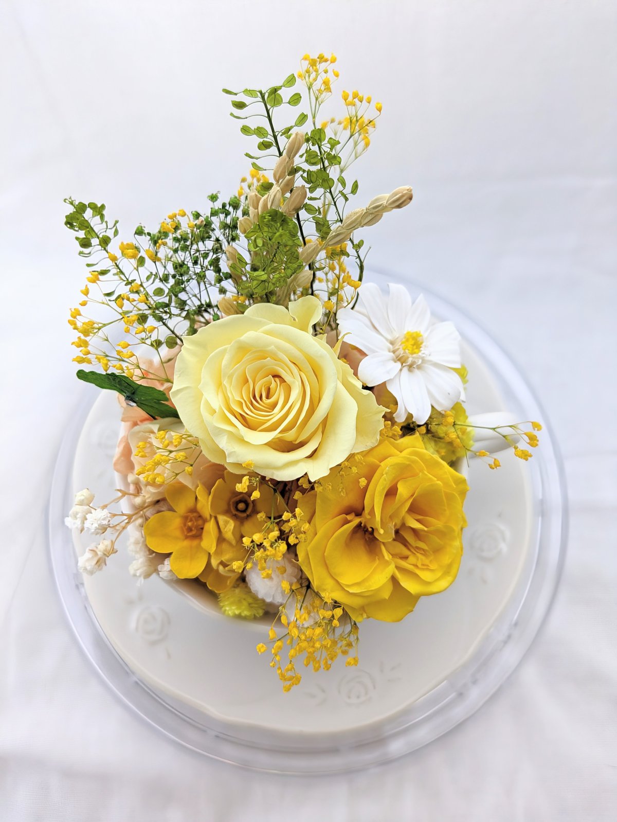 プリザーブドフラワーティーカップアレンジ専用/取り替え専用フラワー