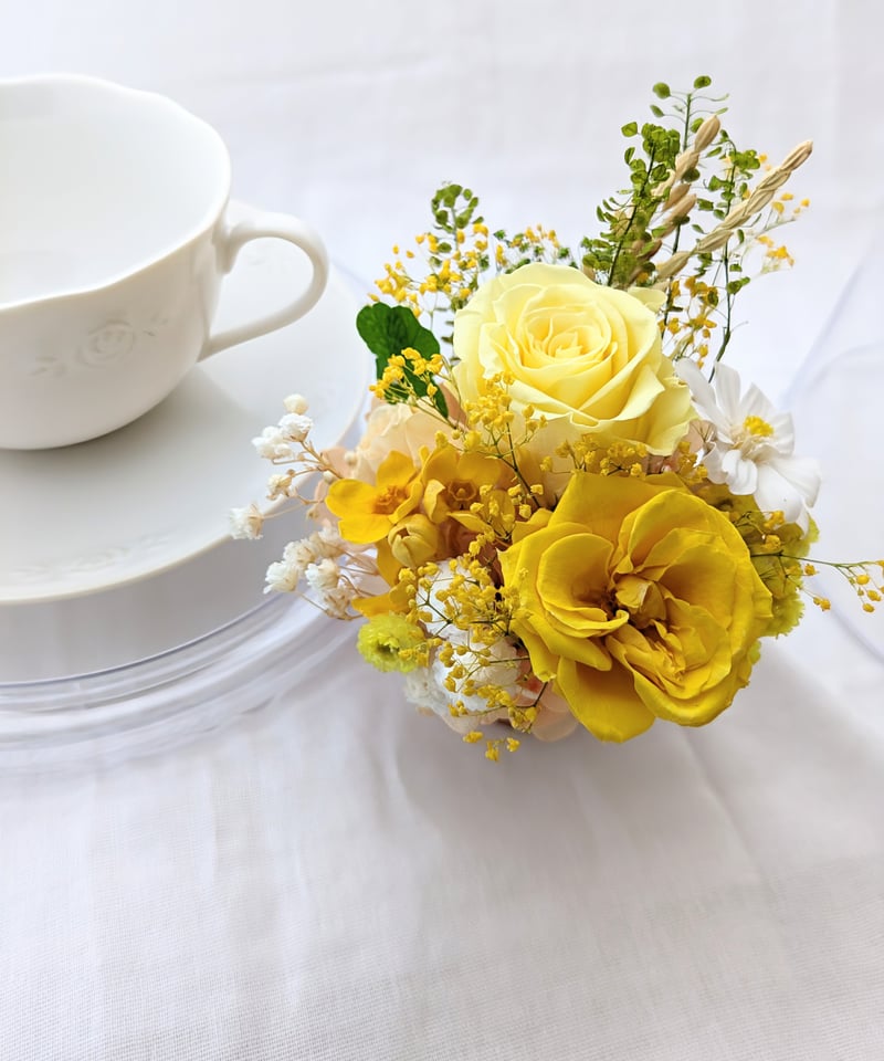 プリザーブドフラワーティーカップアレンジ専用/取り替え専用フラワー