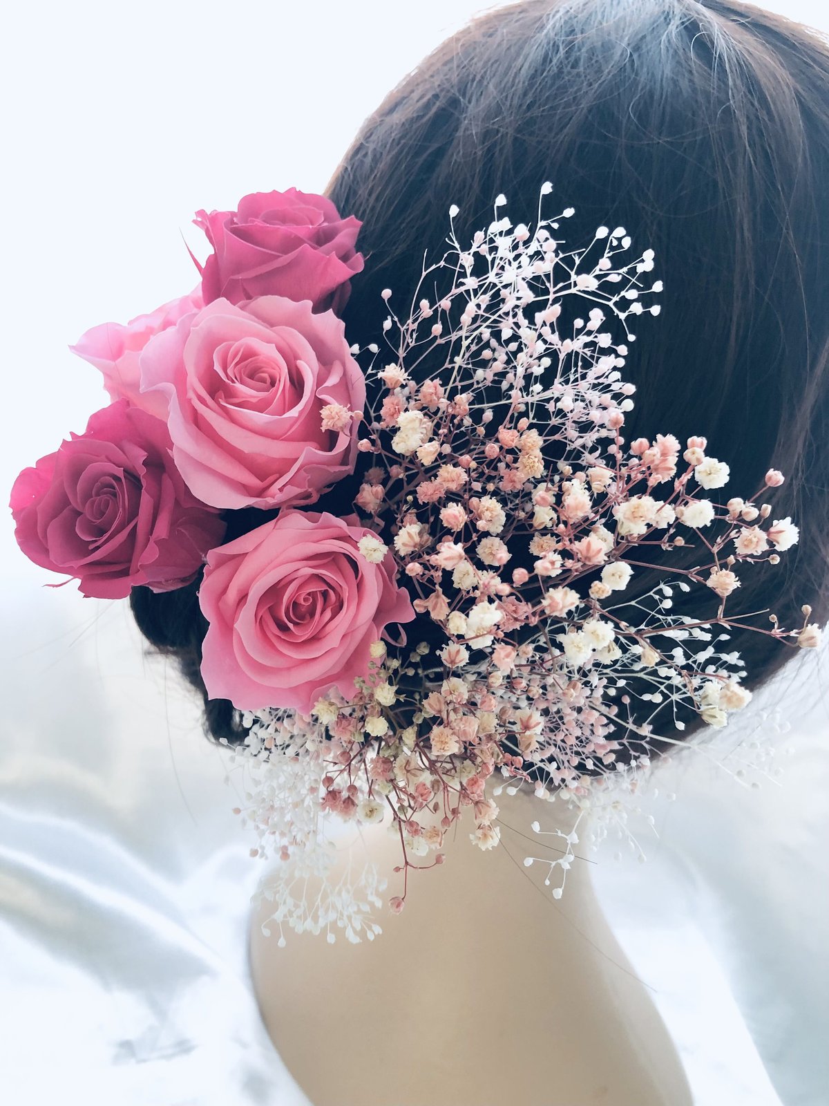 ぴちこ様 バレッタ 髪飾り ウエディング 浴衣 本物花 プリザーブドフラワー ぴちこ様 バレッタ 髪飾り ウエディング 浴衣 本物花 プリザーブドフラワー