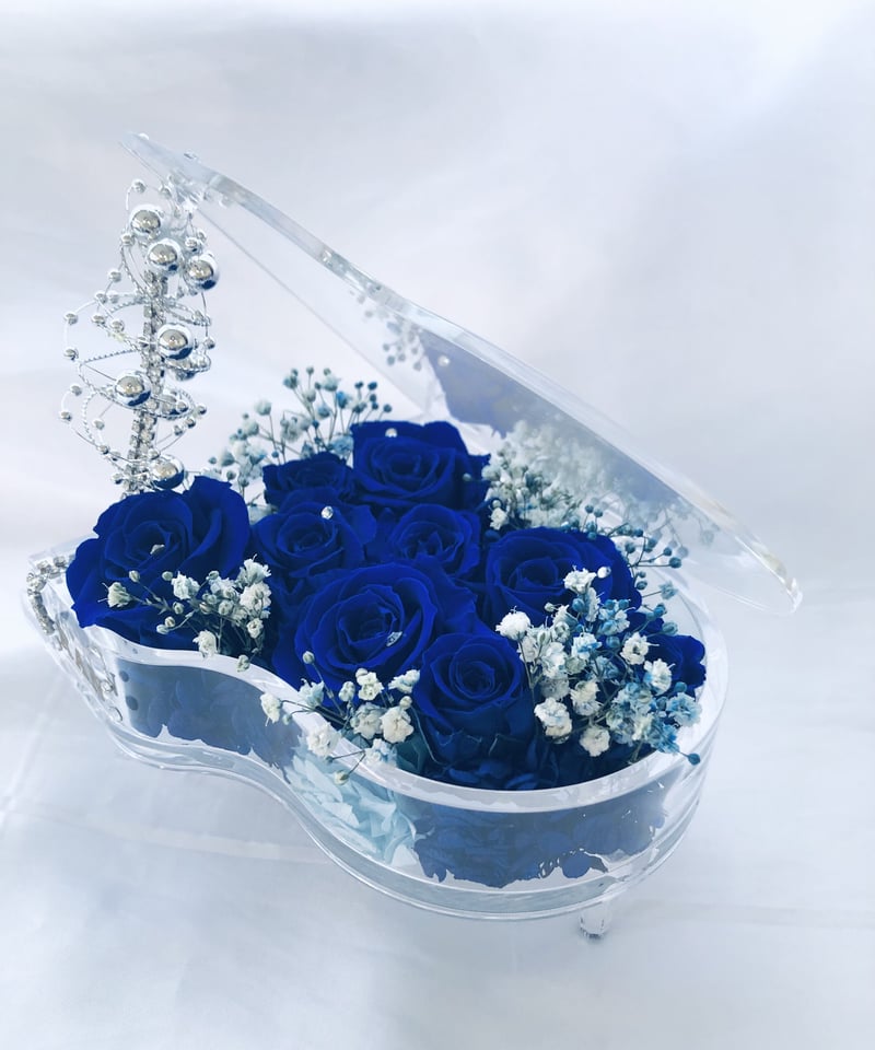 ⭐️38cm青い花　グランドプレート 38cm青い花 グランドプレート ⭐️38cm青い花 グランドプレート