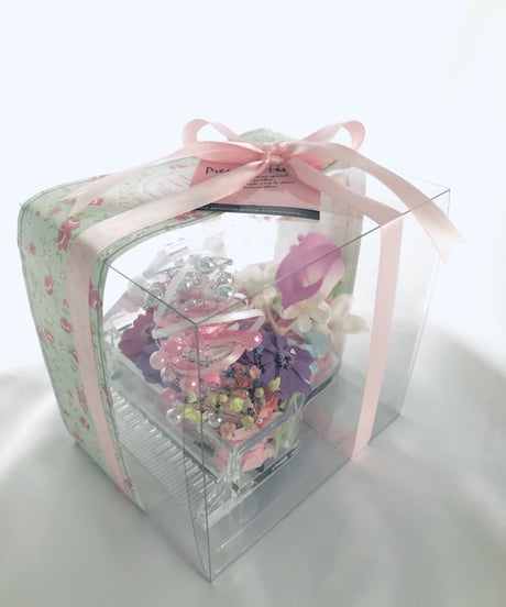 【プリザーブドフラワー／グランドピアノシリーズ】透明のグランドピアノに咲く華やかで繊細なメロディー