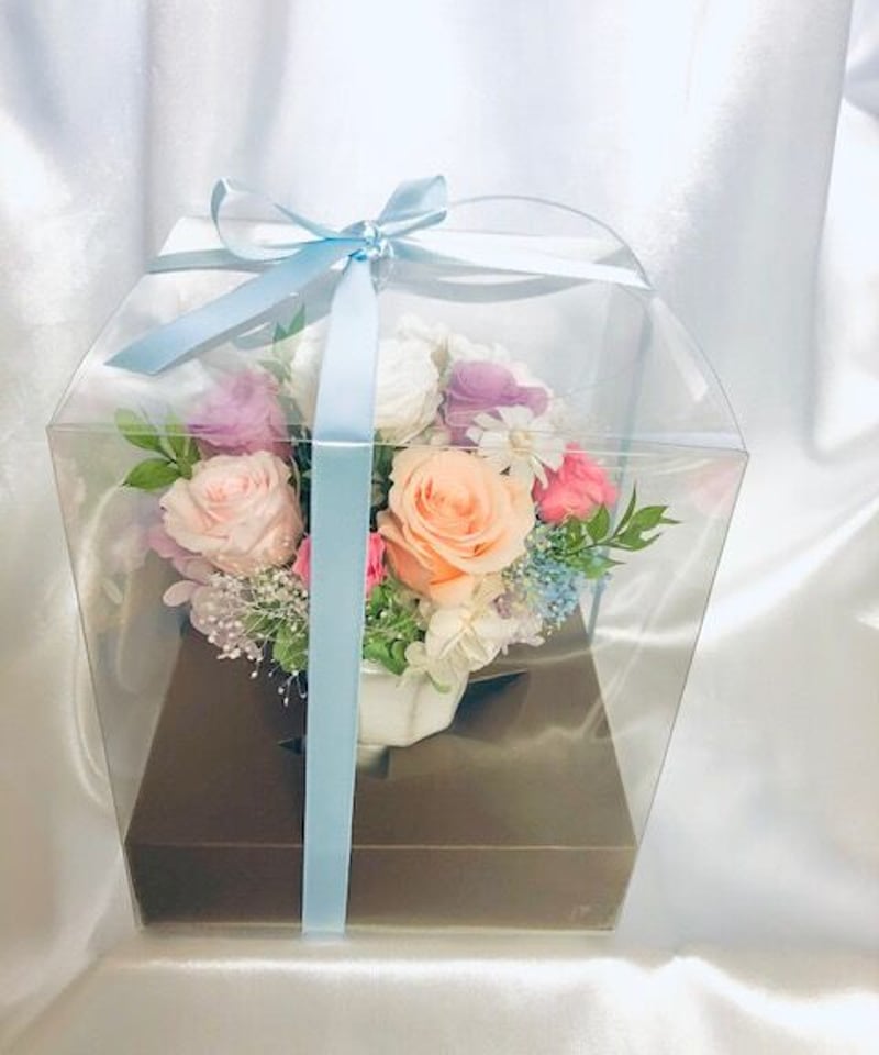 商談中　プリザーブドフラワーアレンジ　No.174 カラフルアレンジ 商談中 プリザーブドフラワーアレンジ No.174 カラフルアレンジ 商談中