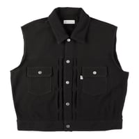 COSMOS TEXAS second vest black【ctss24j02】(N)