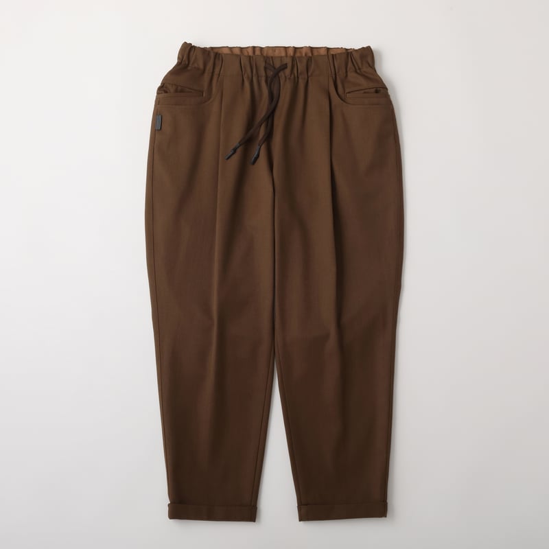 S.F.C TAPERED EASY PANTS（WOOL CHINO）Brown【SFCFW