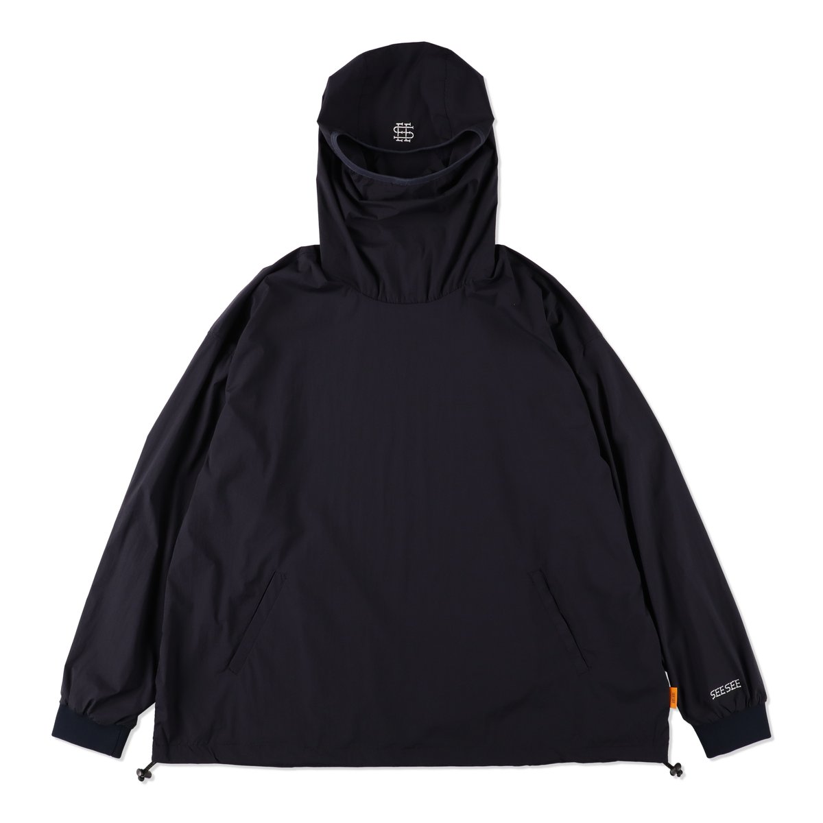 SEE SEE NYLON HOODY【NAVY】