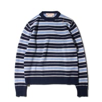 MARNI  ROUNDNECK SWEATER BLUE LILAC【GCMG0434Q0UFZ385】(N)