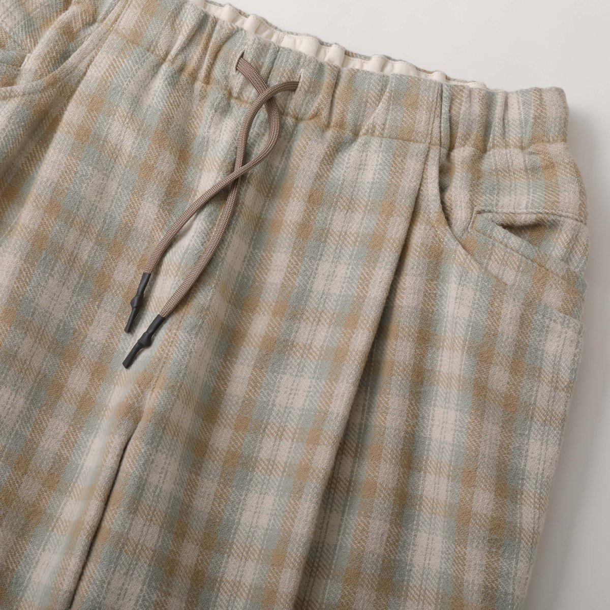 S.F.C TAPERED EASY OG CHECK PANTS Beige Check【S