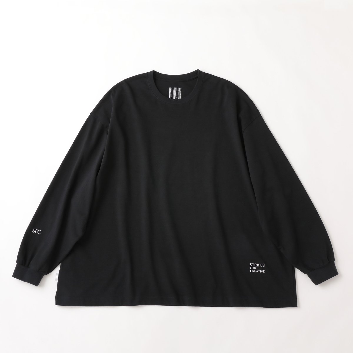 SEE SEE SUPER BIG FLAT LS TEE XL 黒 新作 - Tシャツ/カットソー(七分 ...
