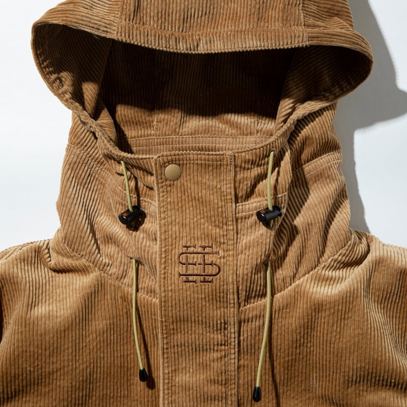 SEESEE eye_C CORDUROY HOODY JACKET_BEIGE